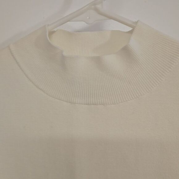 House Of Harlow 1960 White Mock Neck Crop Top - Picture 6 of 7